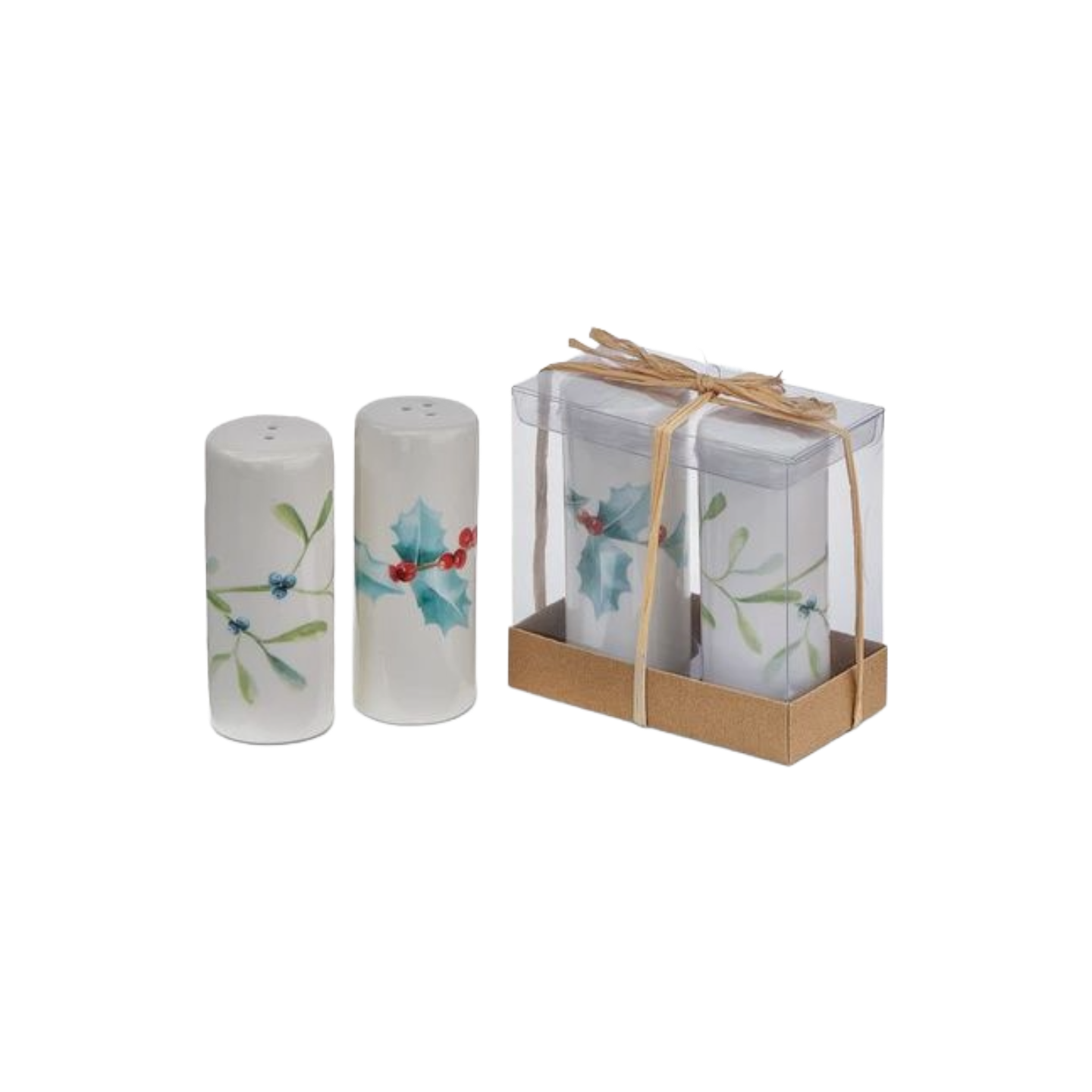 TA Winter Sprig Salt &amp; Pepper S/2