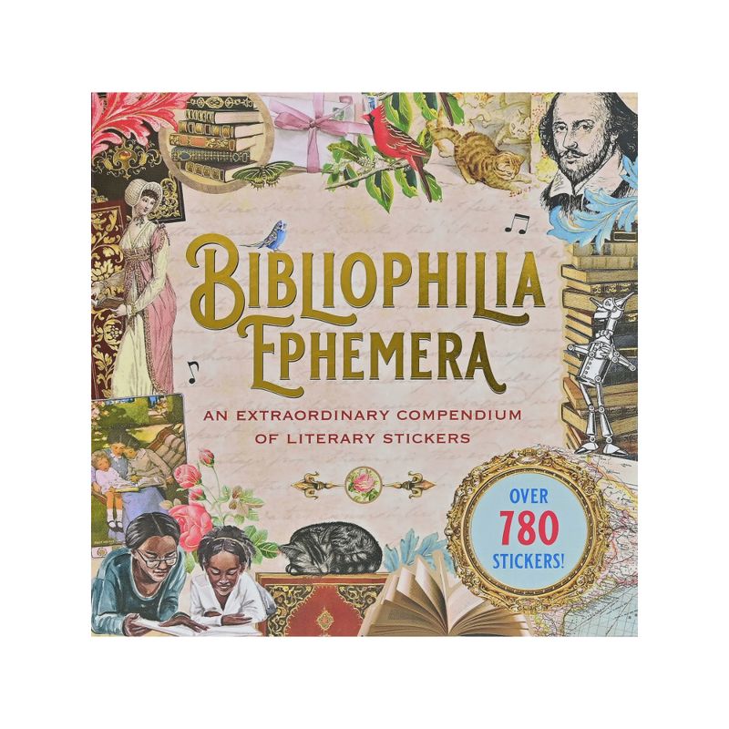 PP Bibliophilia Ephemera Sticker Book