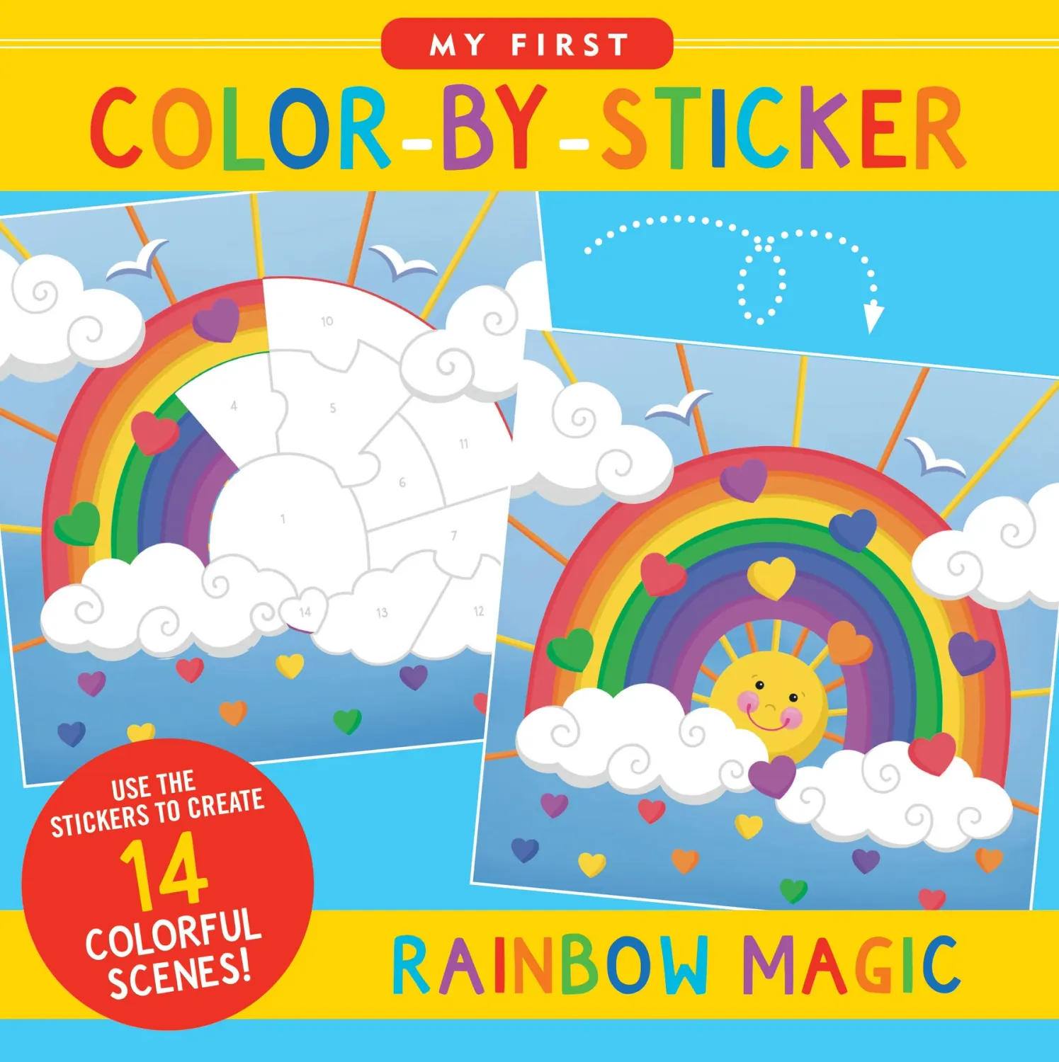 PP Rainbow Magic -My First Color by Sticker Book