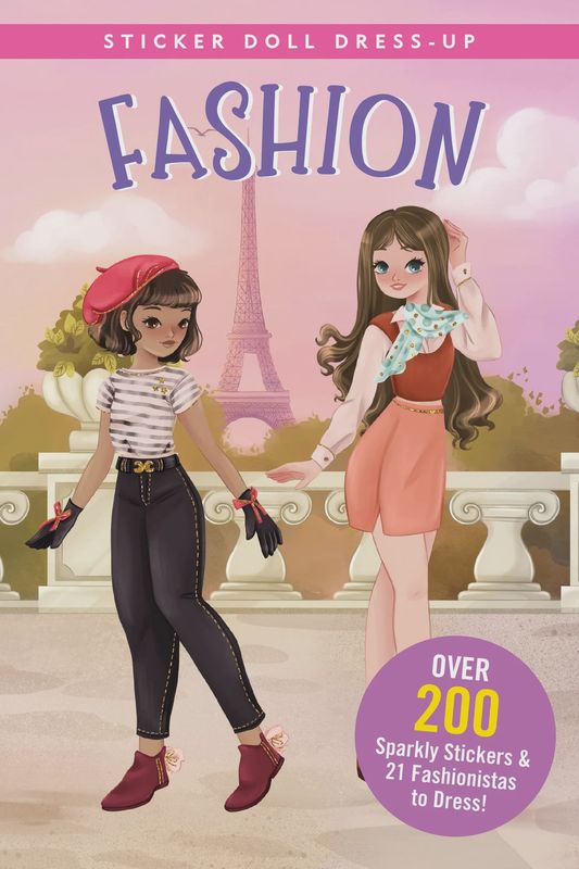 PP Fashion Sticker Doll Dress Up Book