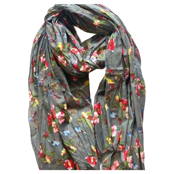 DOL Grey Bird Scarf