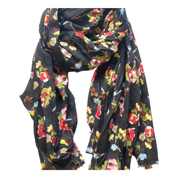 DOL Black Bird Scarf