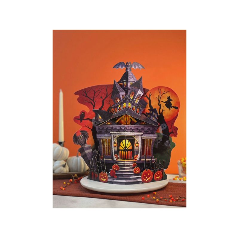 FP Haunted House Pop Up Card
