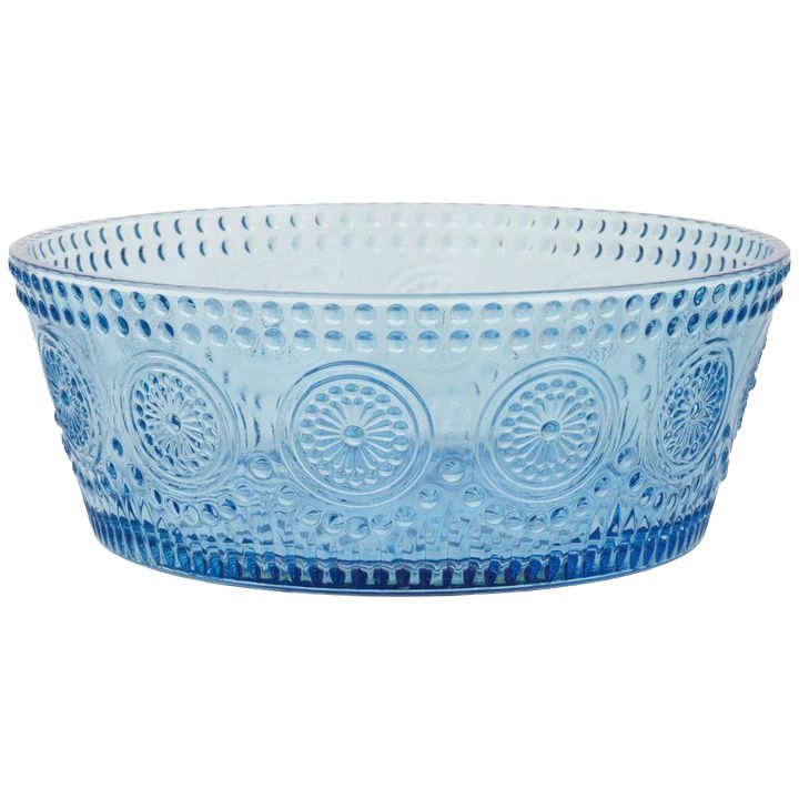 BI Sky Blue Codi Glass Large Bowl