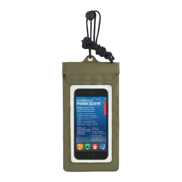 KI Waterproof Green Phone Sleeve