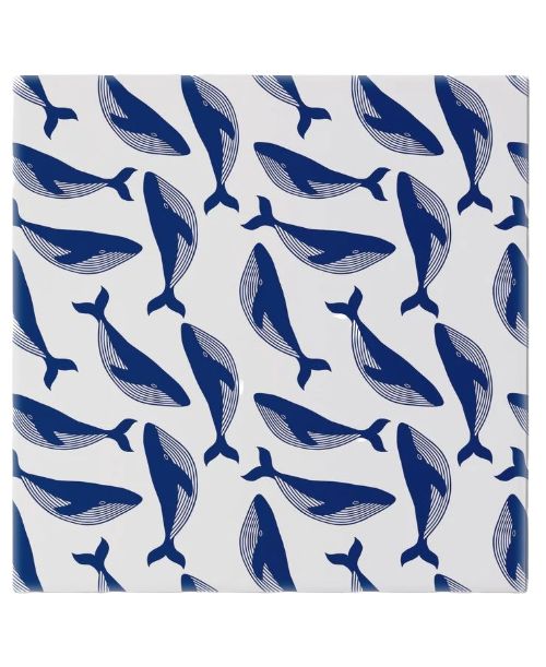 BI Navy Whale Trivet
