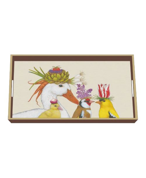PPD Garden Romance Wooden Vanity Tray