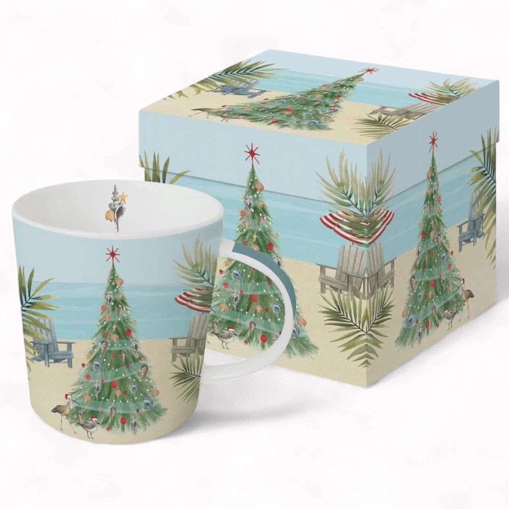 PPD Christmas Beach Boxed Mug