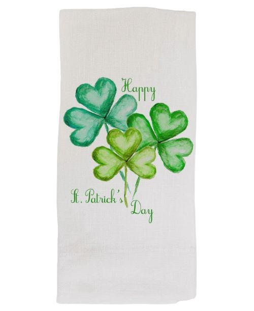 FG Three Shamrocks Guest Towel