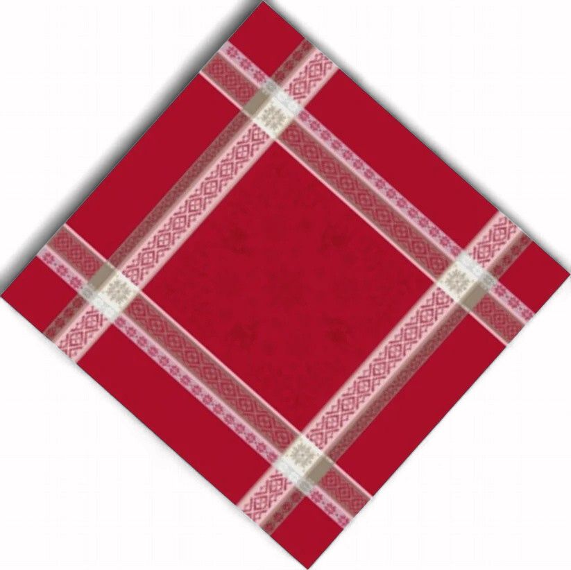 MI Holiday Red Napkin