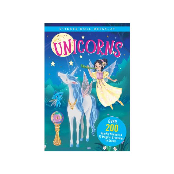 PP Unicorns Sticker Doll Dress-Up Book