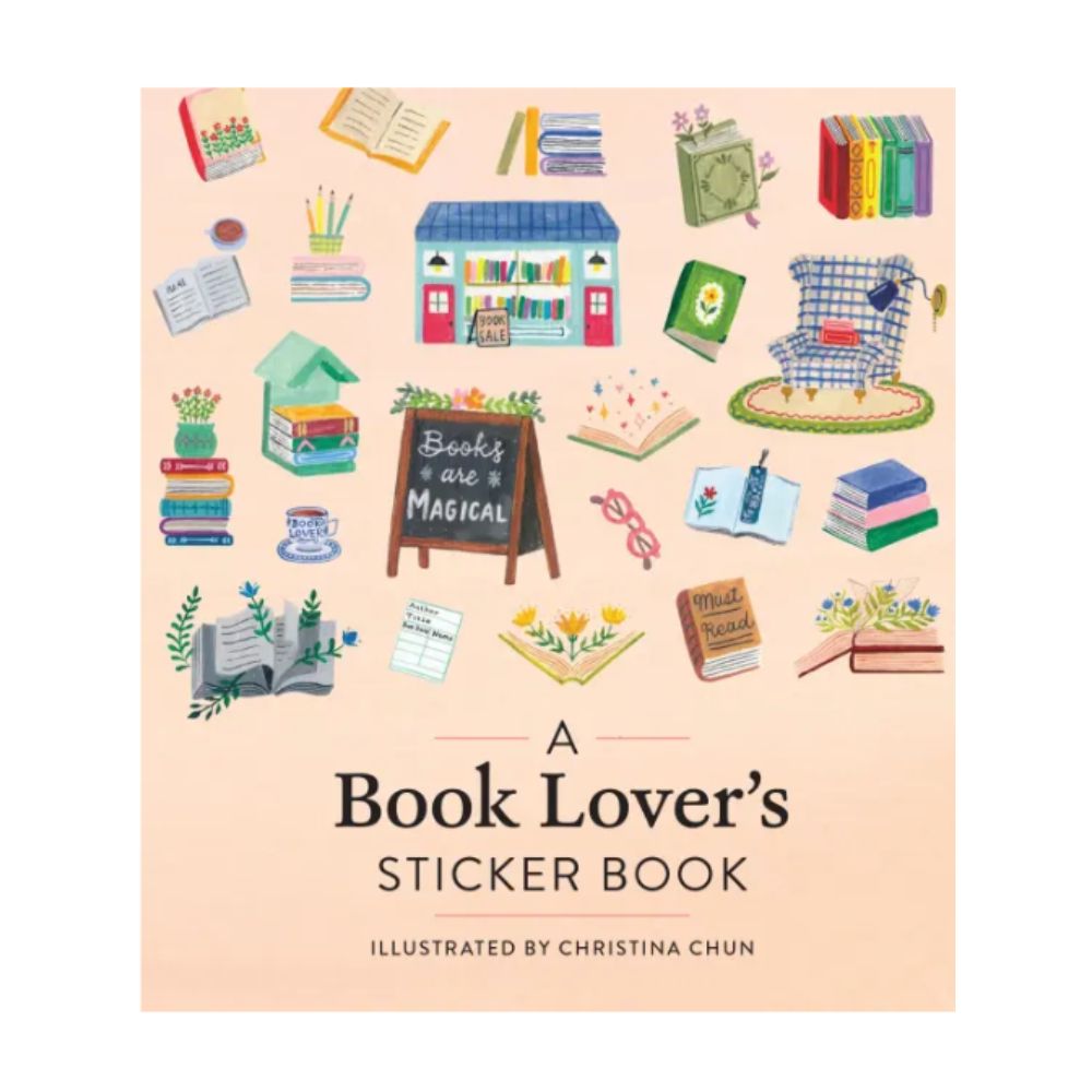 WMP A Book Lover's Sticker Book