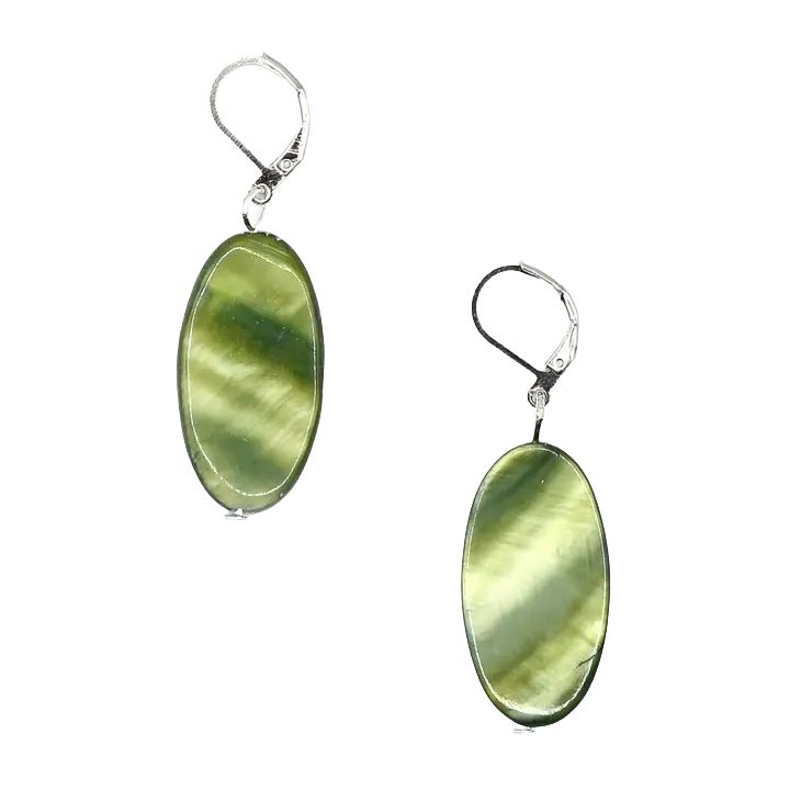 SL Moss Oval Mop Earrings