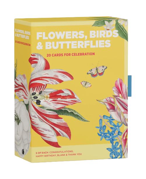 PO Flowers, Birds &amp; Butterflies Celebrations Boxed Notecards