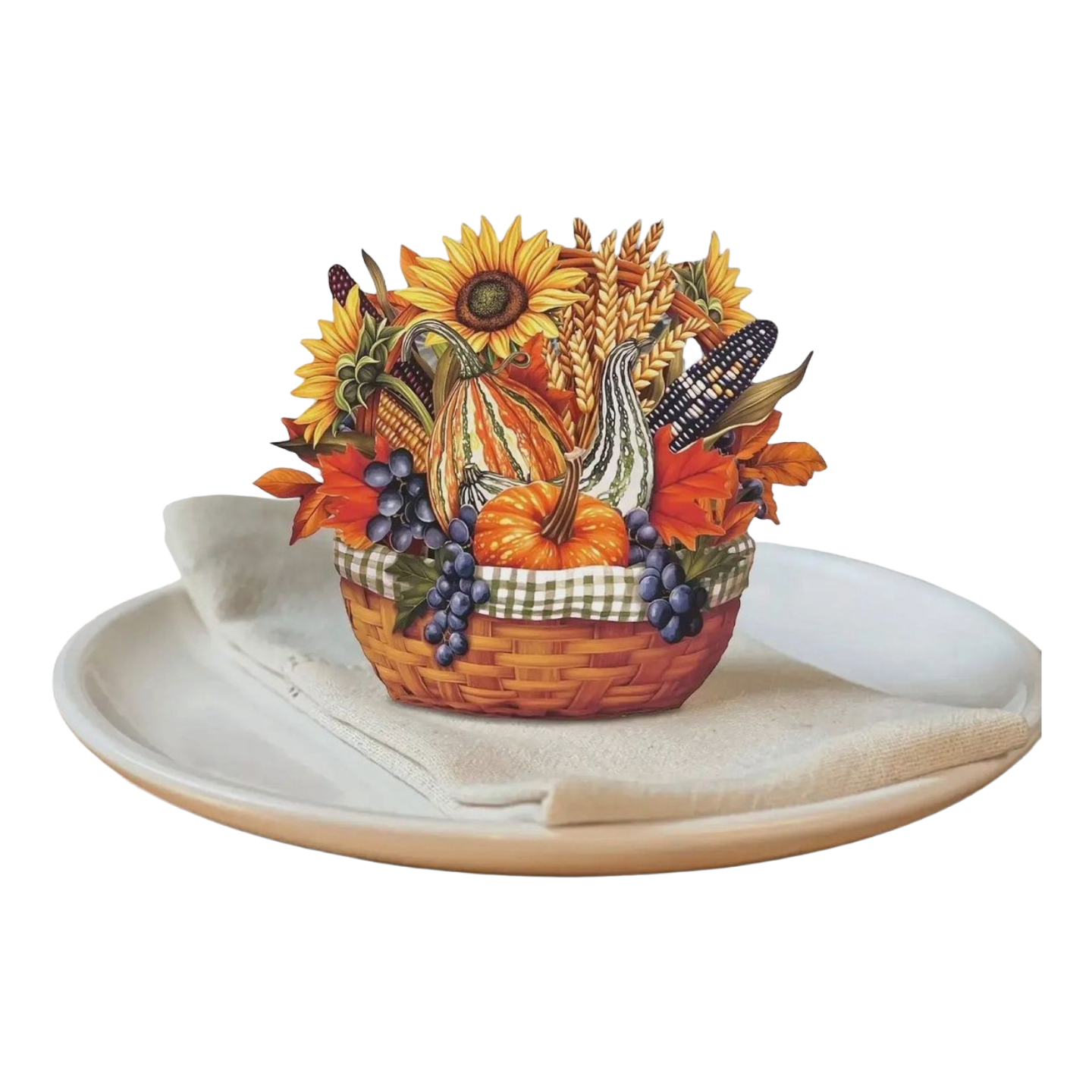 FP Mini Golden Harvest Bouquet Greeting Card