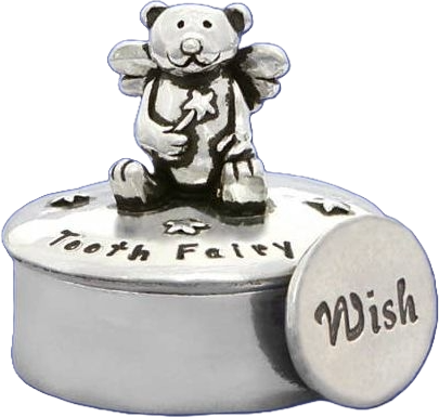 BS Teddy Bear Toothfairy Box with Wish Coin