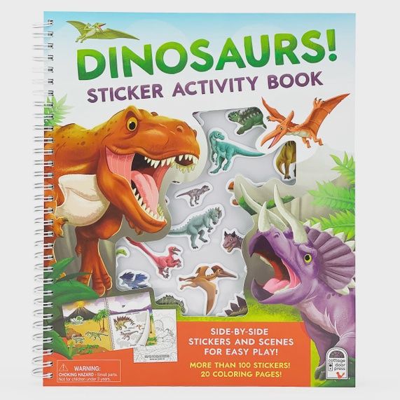CDP Dinosaurs Sticker &amp; Coloring Activity Book