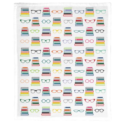CCP Bookworm Organic Cotton Tea Towel