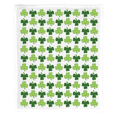 CCP Shamrocks Organic Cotton Tea Towel