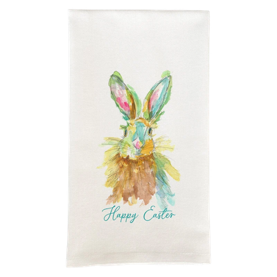 FG Colorful Bunny Tea Towel