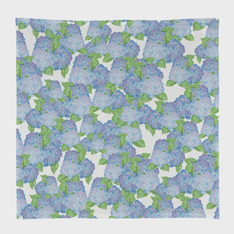 FG Hydrangea Bouquet Square Tea Towel