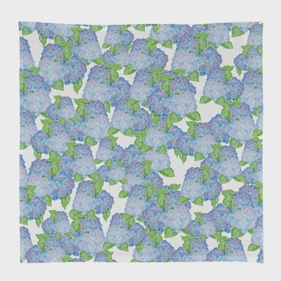 FG Hydrangea Bouquet Square Tea Towel