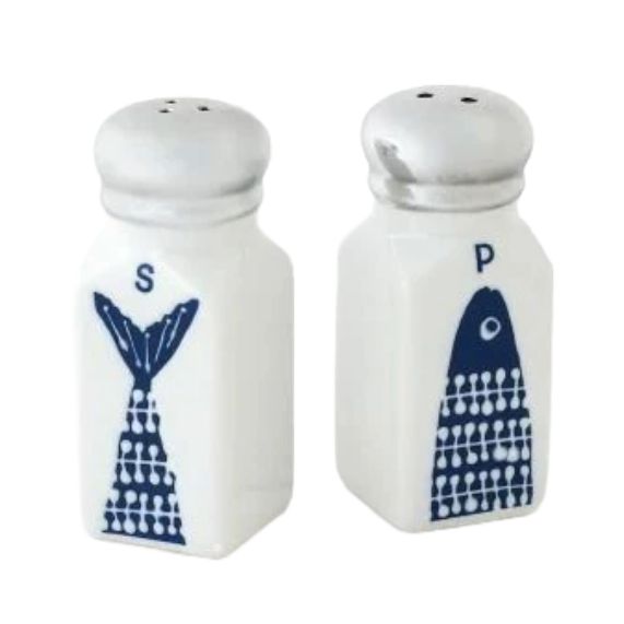 ON Heads or Tails Fish Salt &amp; Pepper