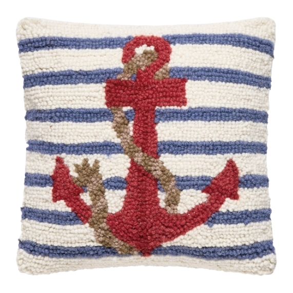PH Stripe Anchor Hook Pillow