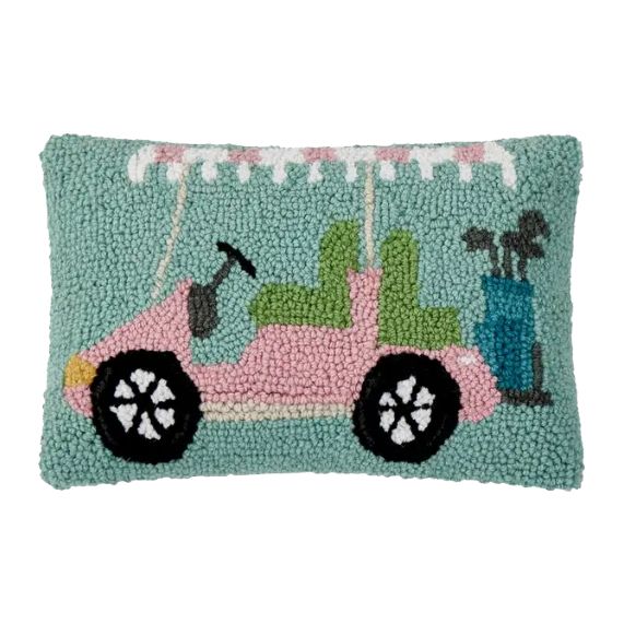 PH Pink Golf Cart Hook Pillow