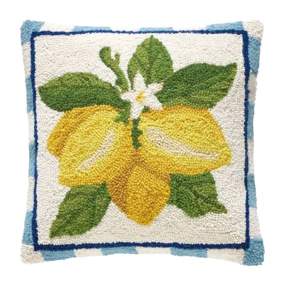 PH Summer Lemon Bunch Hook Pillow