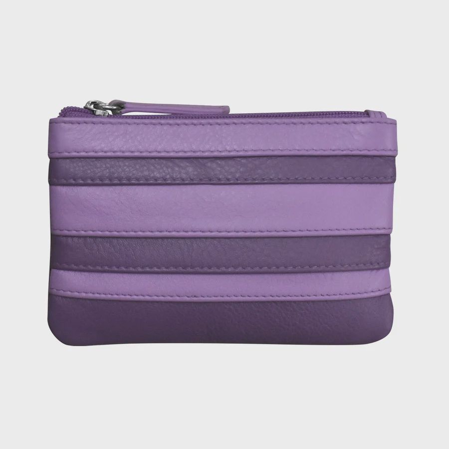 ILI Planet Purple Coin Purse w/Key Ring