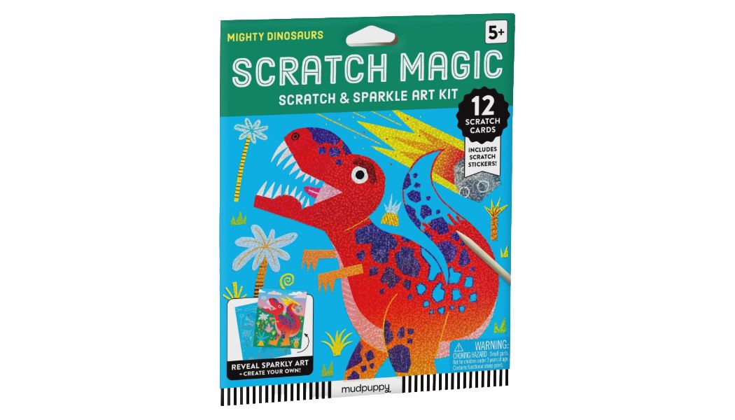 CB Mighty Dinosaurs Scratch Magic: Scratch &amp; Sparkle Art Kit