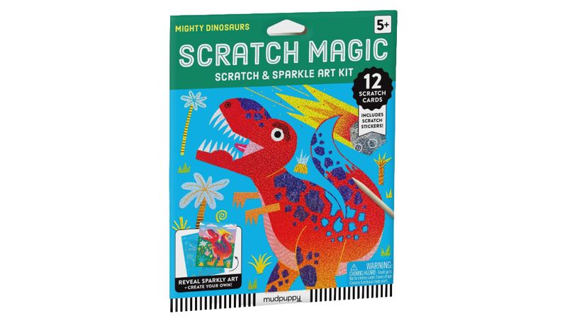 CB Mighty Dinosaurs Scratch Magic: Scratch &amp; Sparkle Art Kit
