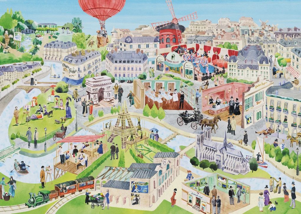 CB The Story of Impressionism 500 piece Puzzle