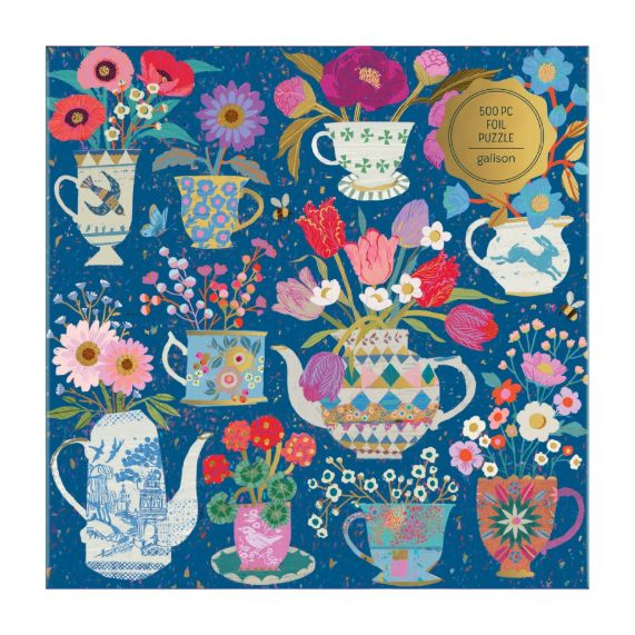 CB Potted Teacups 500 Piece Foil Puzzle