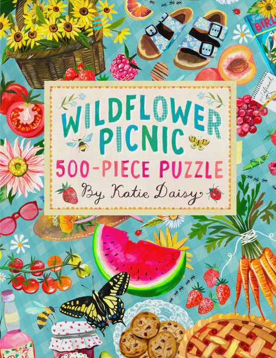 CB Wildflower Picnic 500-Piece Puzzle