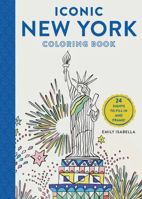 WMP Iconic New York Coloring Book