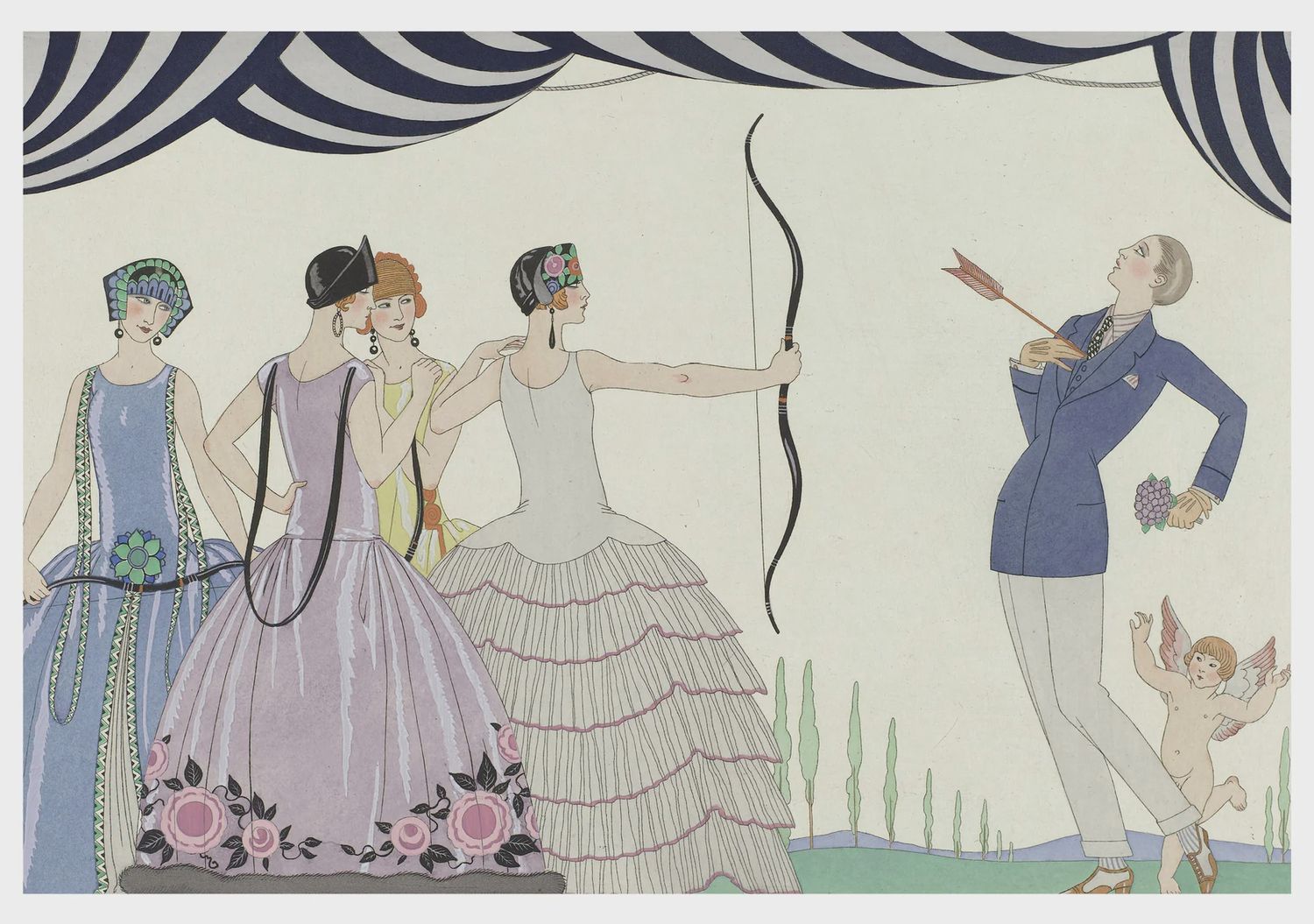 PO George Barbier Boxed Notecards