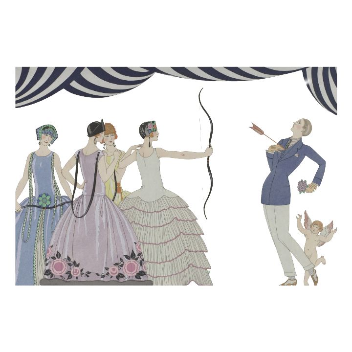 PO George Barbier Boxed Notecards