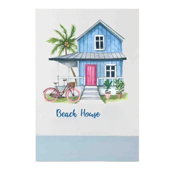 JU Beach House Tea Towel