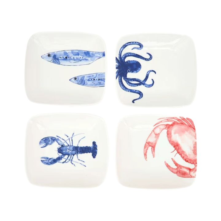 BA Marine Life Ceramic Plates