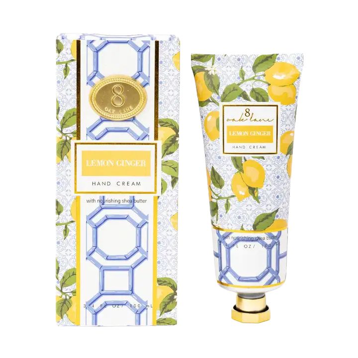 8O Lemon Ginger Boxed Hand Cream