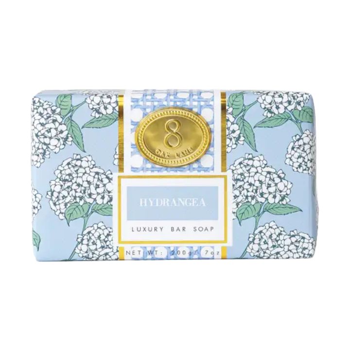 8O Hydrangea Stem Luxury Bar Soap
