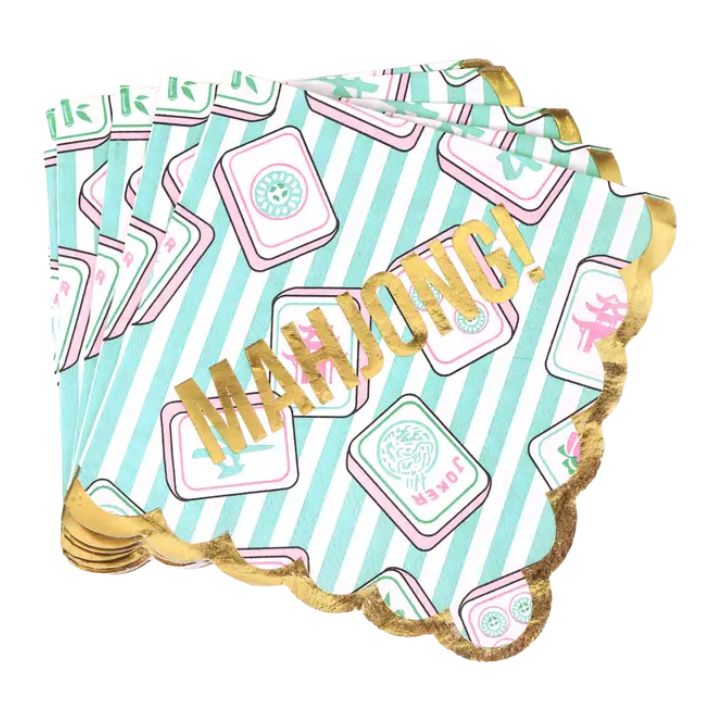 8O Mahjong Cocktail Napkins