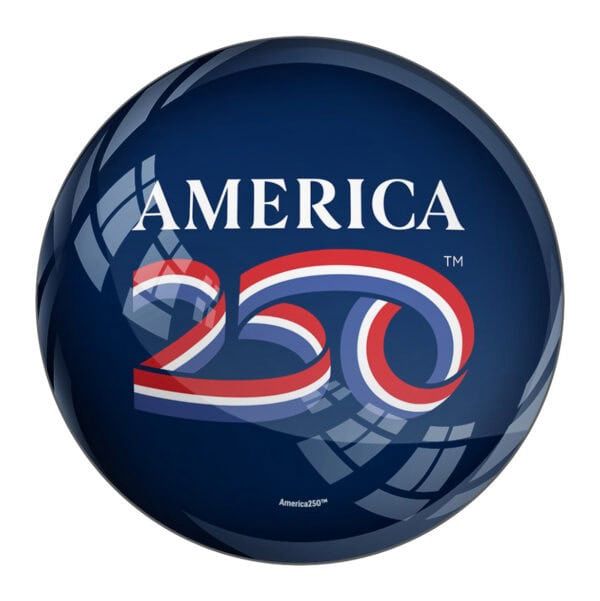 MSP Dark Blue America 250 Glass Paperweight