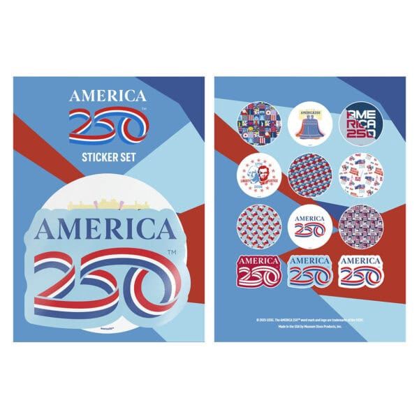 MSP America 250 Sticker Set of 12