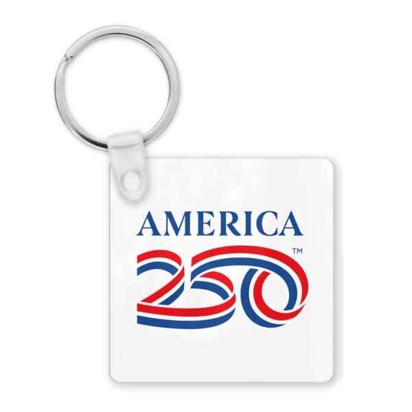 MSP America 250 Logo Keychain