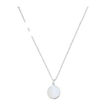 GJ Alluring Silver Mother of Pearl Necklace