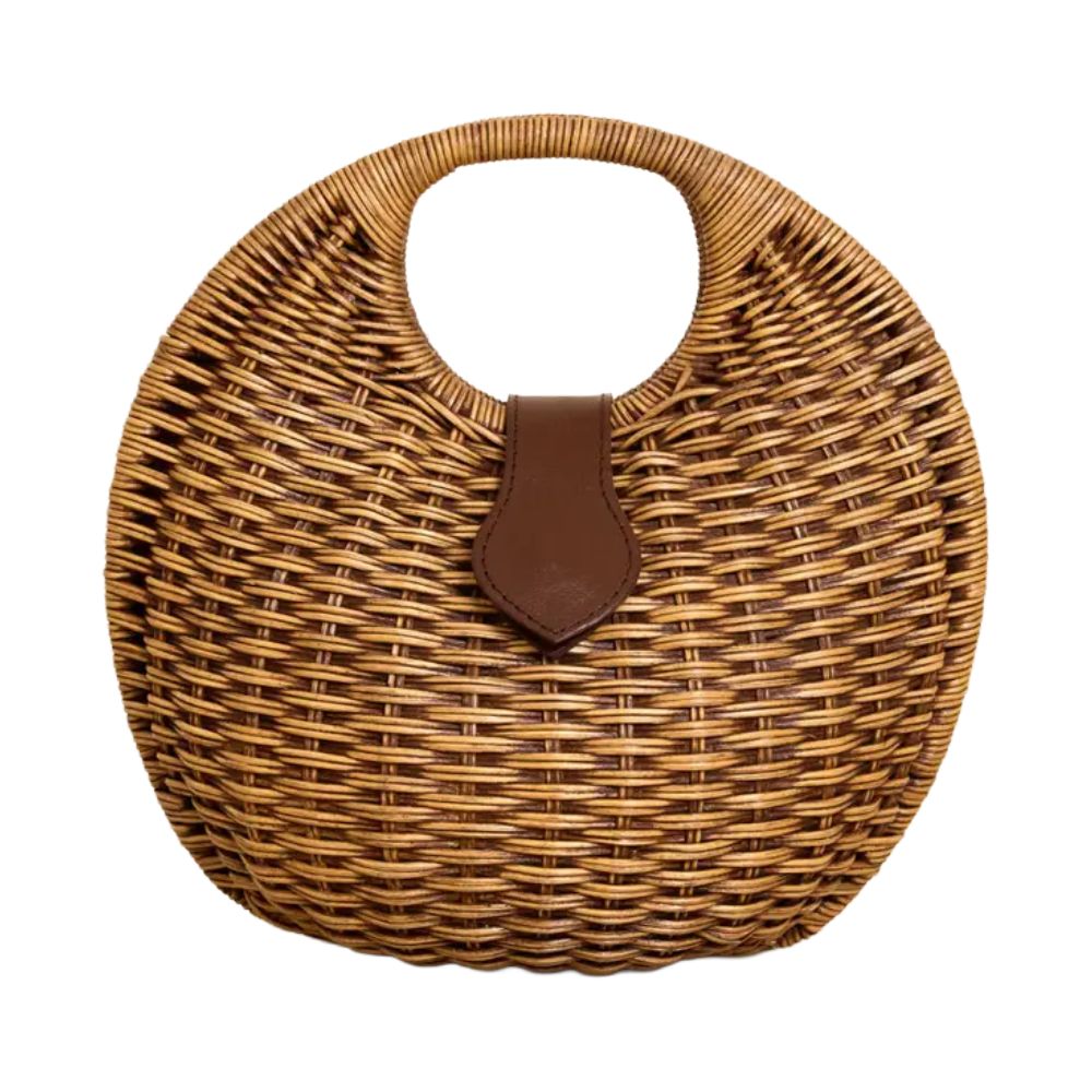 WR Rattan Orb Handbag