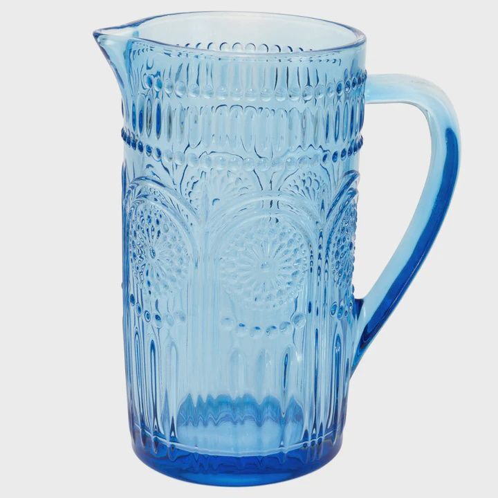BI Sky Blue Codi Glass Pitcher